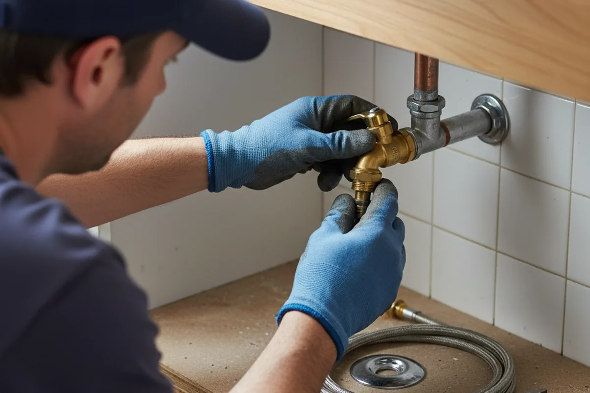 Shutoff valve and fitting work during Emergency Plumbing in Ketchikan